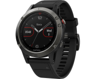 Garmin Fenix 5 Stalowoszary z Czarnym Paskiem - 363090 - zdjęcie 1